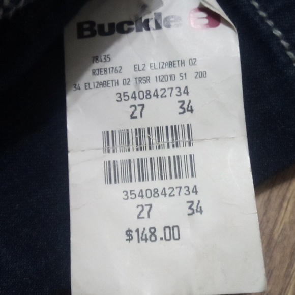 Rock Revival NWT Women's Jeans 27 Wide Leg Embellished Distressed - Picture 7 of 15